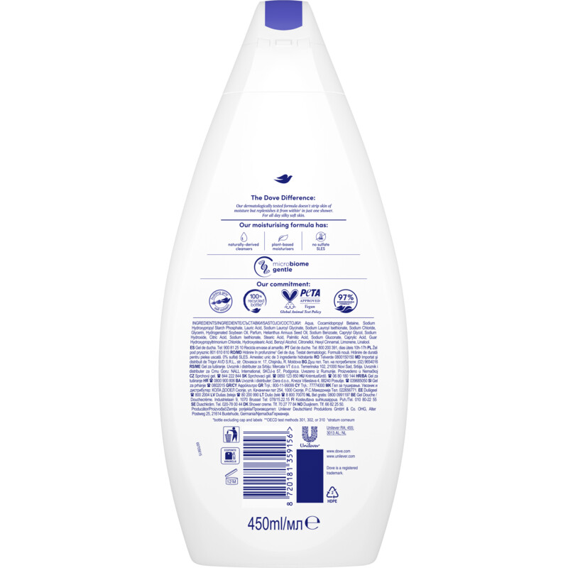 Een afbeelding van Dove Deeply nourishing douchegel