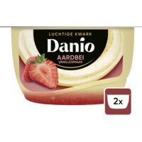 Een afbeelding van Danio Luchtige kwark aardbei vanille