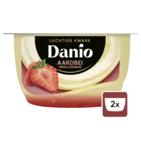 Danio Luchtige kwark aardbei vanille