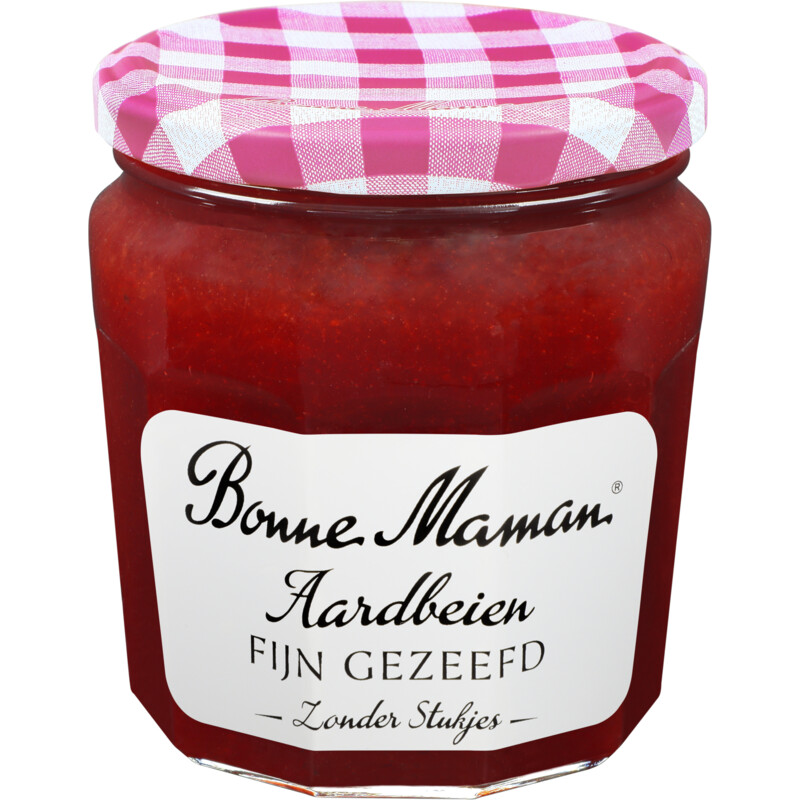 Een afbeelding van Bonne Maman Aardbeien fijn gezeefd