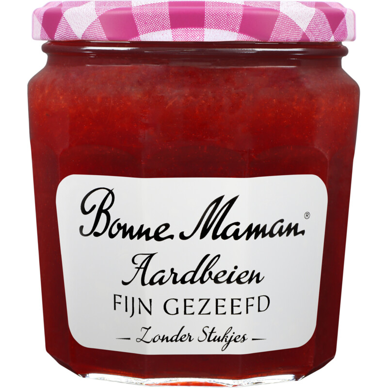 Een afbeelding van Bonne Maman Aardbeien fijn gezeefd