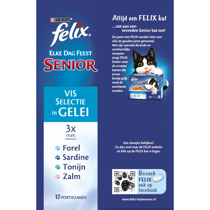 Een afbeelding van Felix Elke dag feest senior vis selectie gelei