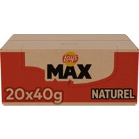 Een afbeelding van Lay's Max naturel 20-pack