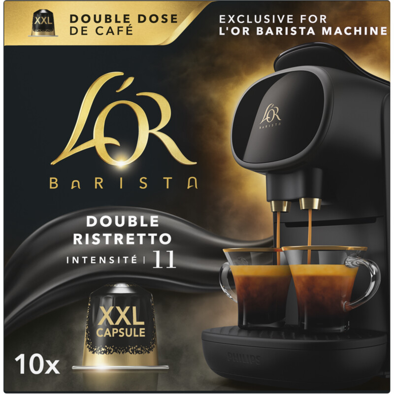 Een afbeelding van L'OR Barista double ristretto XXL capsules