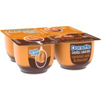 Een afbeelding van Danette Double saveurs caramel salé chocolat bel