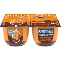 Een afbeelding van Danette Double saveurs caramel salé chocolat bel