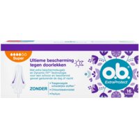 Een afbeelding van o.b. Extra protect tampons super