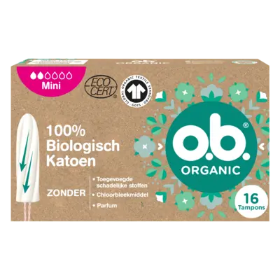 pdp-image-o.b. Organic cotton tampons mini