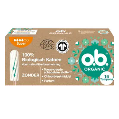pdp-image-o.b. Organic cotton tampons super