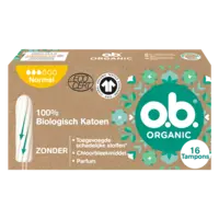 o.b. Organic cotton tampons normaal
