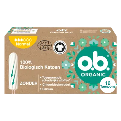 pdp-image-o.b. Organic cotton tampons normaal