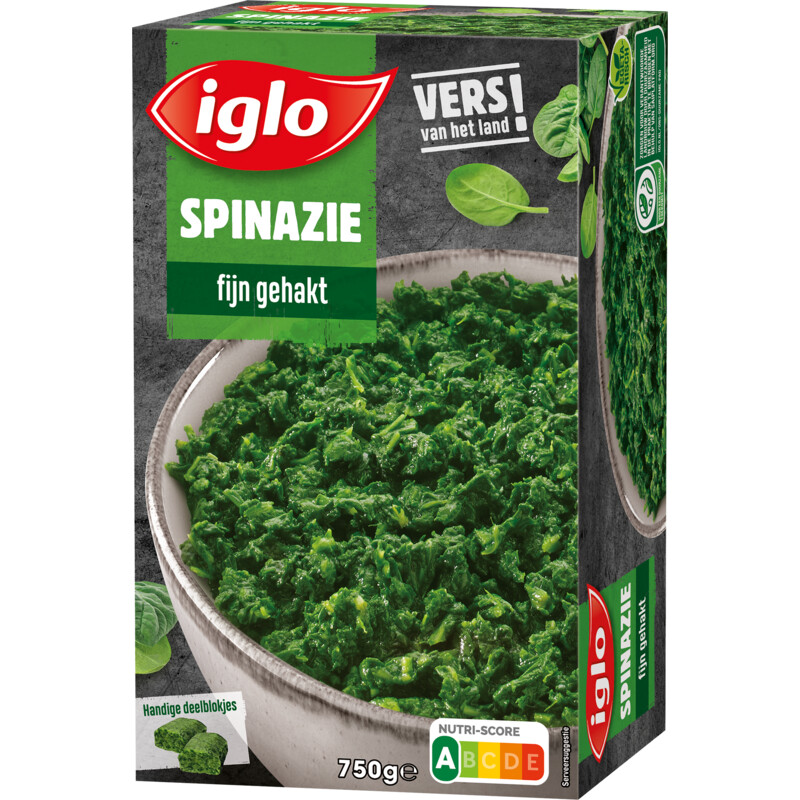 Een afbeelding van Iglo Spinazie fijn gehakt