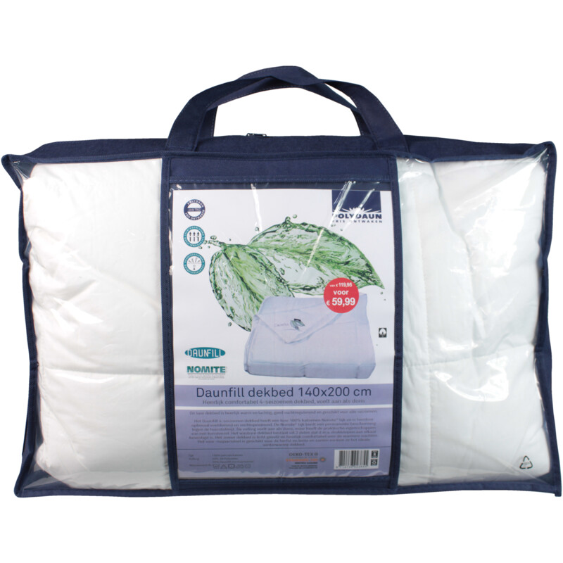 Een afbeelding van Polydaun Daunfill dekbed 4-seizoenen 140x200cm