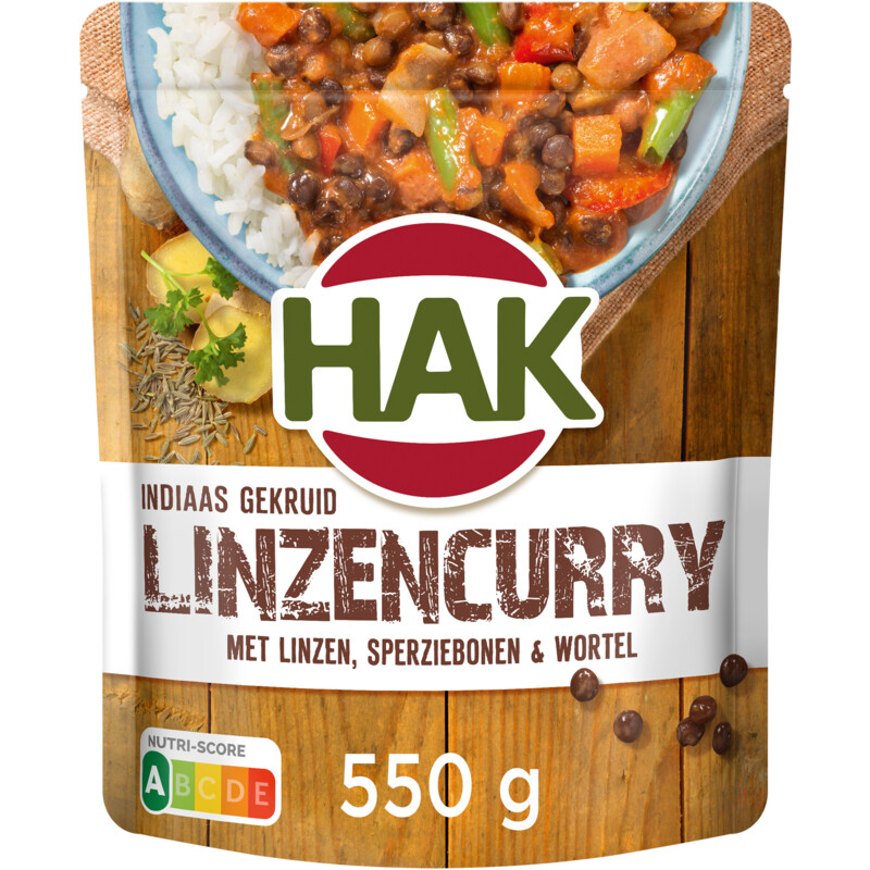 Een afbeelding van Hak Linzencurry