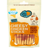 Een afbeelding van Good boy Cheesy chicken sticks
