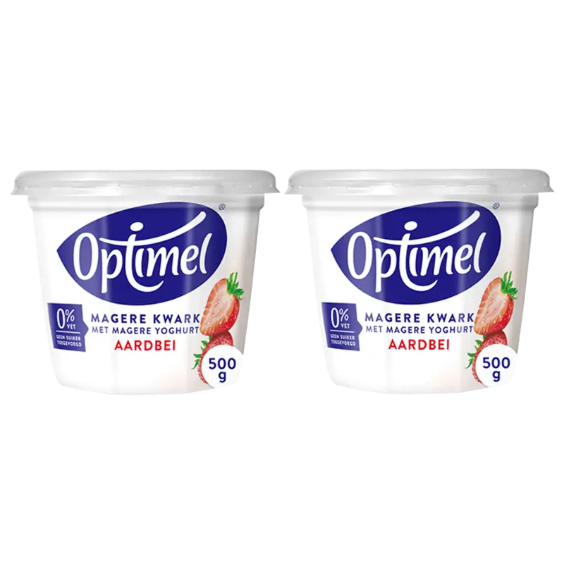 Optimel Kwark Aardbei 2-pack