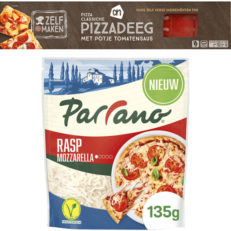 Een afbeelding van Parrano met Pizza Mozzarella pakket