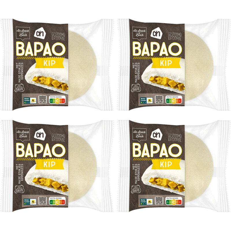 Een afbeelding van AH Bapao kip 4-pack