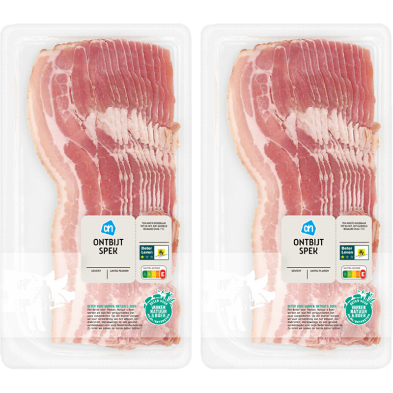 Een afbeelding van AH Ontbijtspek 2-pack