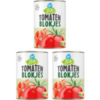 Een afbeelding van AH Biologisch Tomatenblokjes 3-pack