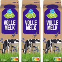 Een afbeelding van AH Biologisch Volle melk 3-pack