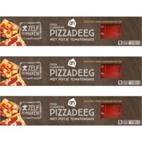 Een afbeelding van AH Pizzadeeg tomatensaus 3-pack