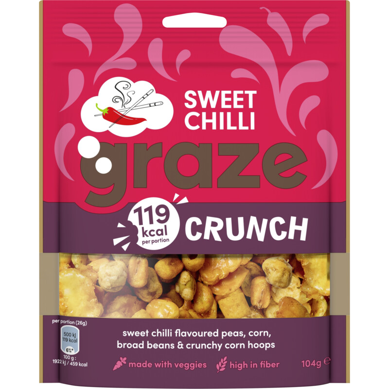 Graze Sweet chilli crunch bestellen Albert Heijn