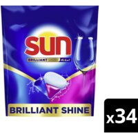 Een afbeelding van Sun Brilliant shine all-in-1 vaatwascapsules