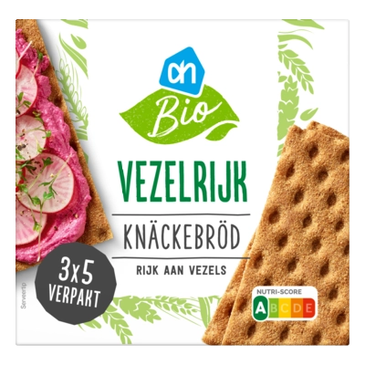 pdp-image-AH Biologisch Knäckebröd vezelrijk met tarwebloem