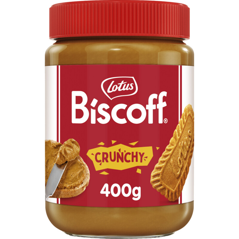 Een afbeelding van Lotus Biscoff Speculoos pasta crunchy