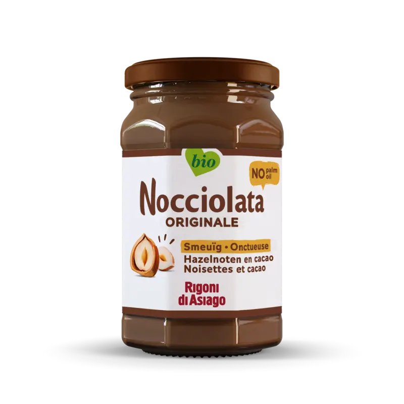 Nocciolata Cacao- en hazelnootpasta zonder palmolie