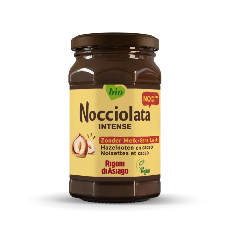 Nocciolata Cacao- en hazelnootpasta zonder melk
