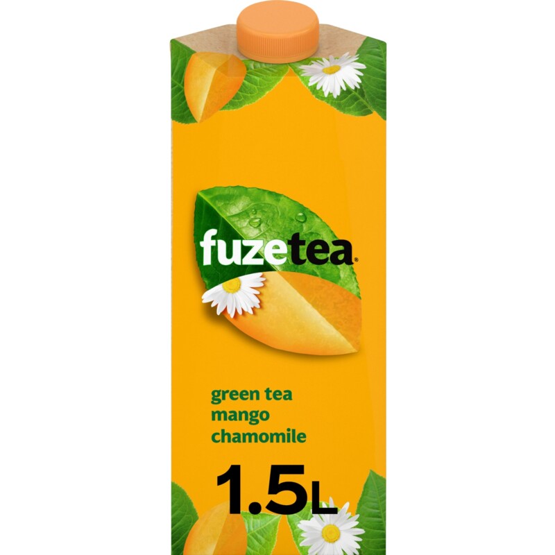 Een afbeelding van Fuze Tea Green Ice Tea Mango Chamomile