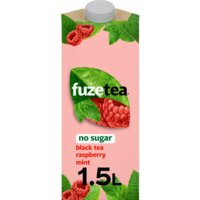 Een afbeelding van Fuze Tea Black ice tea raspberry mint no sugar