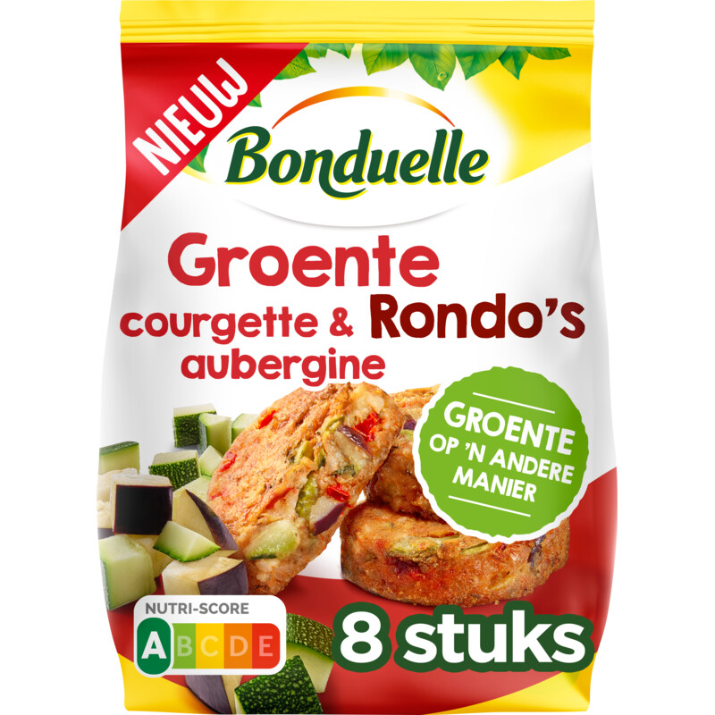 Bonduelle Groente rondo's courgette & aubergine bestellen Albert Heijn