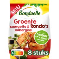 Een afbeelding van Bonduelle Groente rondo's courgette & aubergine
