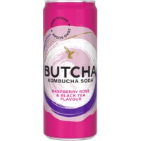 Een afbeelding van Butcha Rasberry rose & black tea 0%
