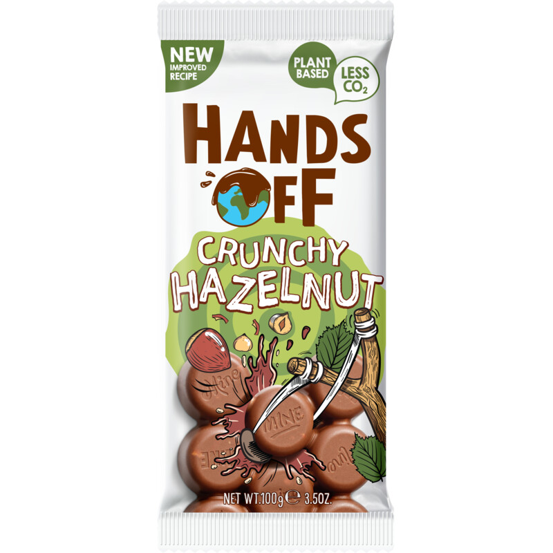 Een afbeelding van Hands Off Vegan crunchy hazelnut