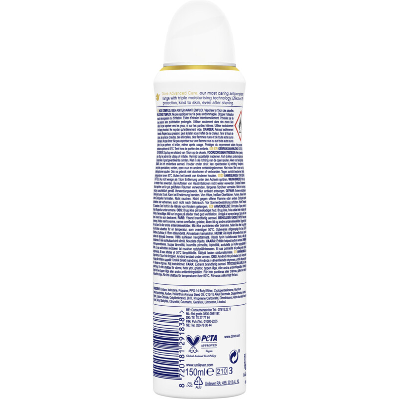 Een afbeelding van Dove Soft feel deodorant spray