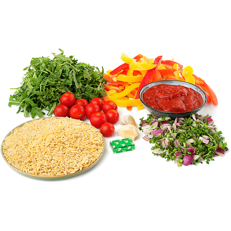 Een afbeelding van AH Gesneden verspakket ovenschotel orzo