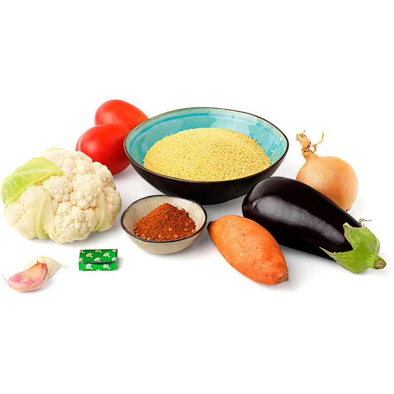 Een afbeelding van AH Marokkaanse kiptajine groente verspakket