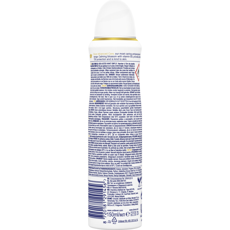 Een afbeelding van Dove Spray calming blossom