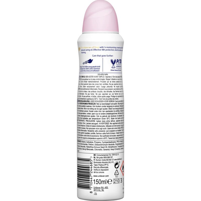 Een afbeelding van Dove Invisible care deodorant spray