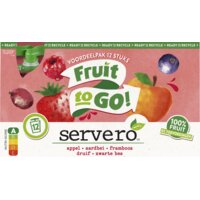 Servero Fruit to go appel aardbei framboos