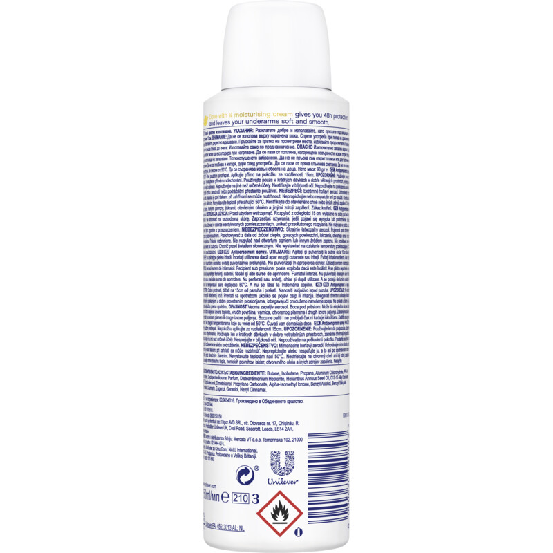 Een afbeelding van Dove Original deodorant spray
