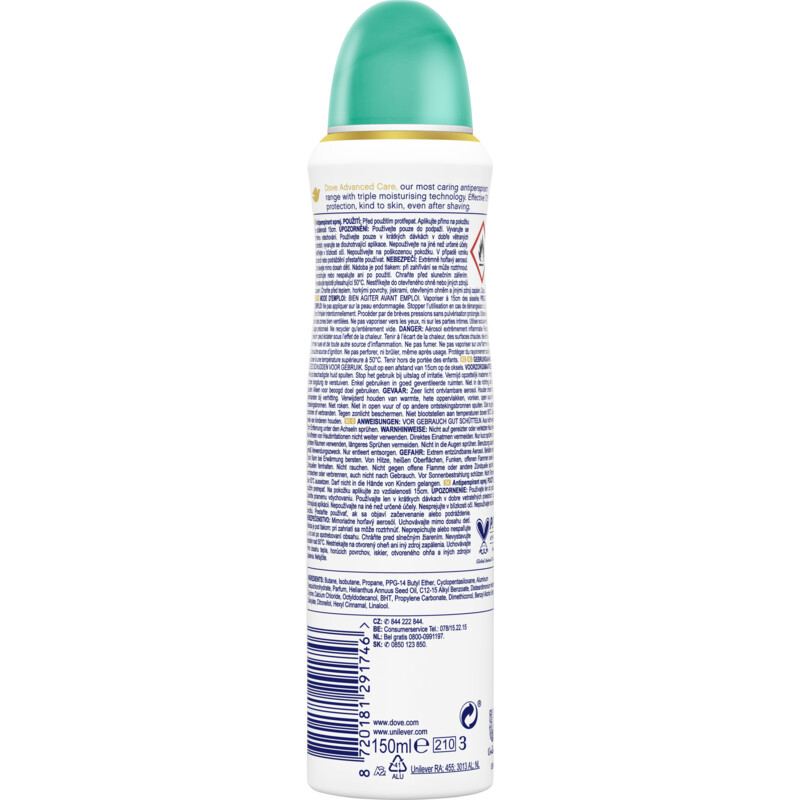 Een afbeelding van Dove Pear & aloe vera deodorant spray