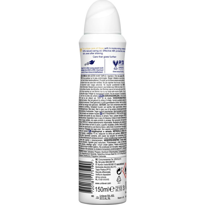 Een afbeelding van Dove Women deodorant sensitive