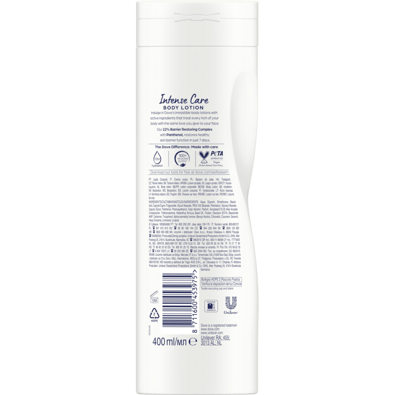 Een afbeelding van Dove Intense care bodylotion