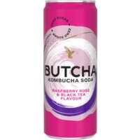 Een afbeelding van Butcha Rasberry rose & black tea 0%