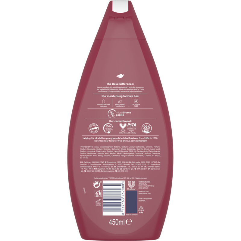 Een afbeelding van Dove Pro age hydraterende douchegel